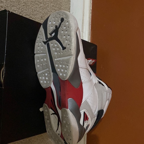 Jordan 8 retro white size 7y - Picture 5 of 6